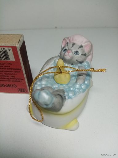 Коллекционные фигурки кота (кошки, котенка) Kitty Cucumber 1988 год