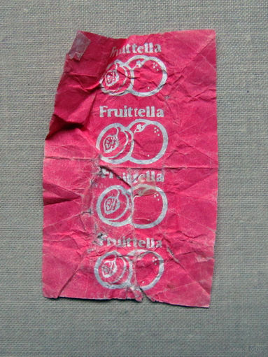 G2-276 Обертка фантик от жевачки жевательной резинки Fruittella 1980-1990-e