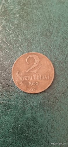 Латвия 2 сантима 1932