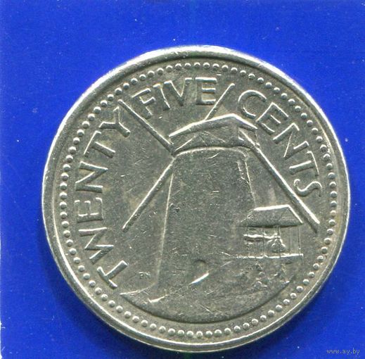 Барбадос 25 центов 1994