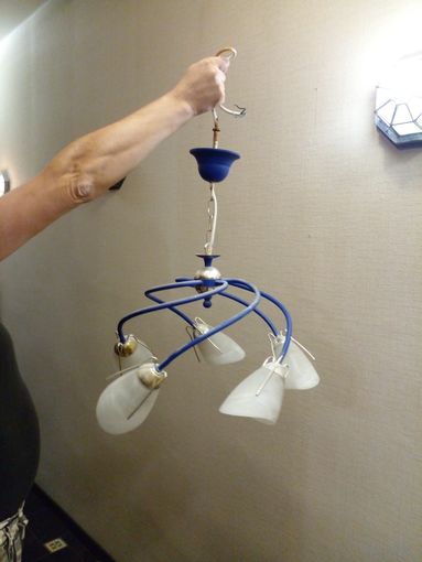 Люстра стильная 6 лам. малый цоколь. 55 см высота