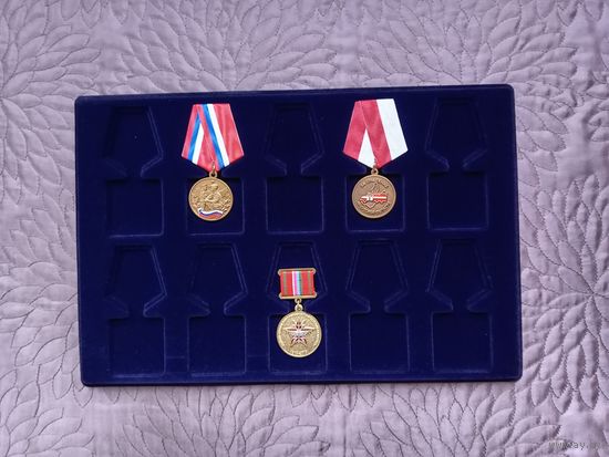 Планшет на 10 орденов/медалей, горизонтальный.