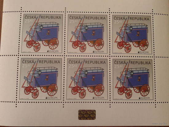 Чехия 2013 Европа малый лист