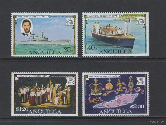 Монархия Ангилья 1977** Корабли, Юбилей коронации, Корона Британской империи