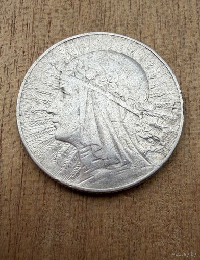5 злотых 1933 г.  Польша.   Ядвига.  СЕРЕБРО.  1.
