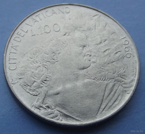 Ватикан. 100 лир 1966