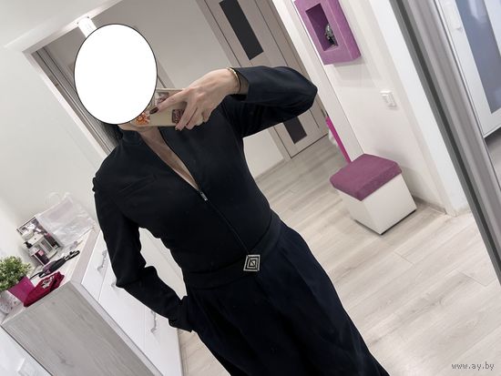 Пиджак черный на молнии