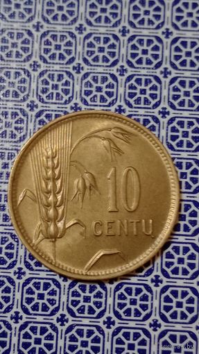 Литва 10 центов 1925