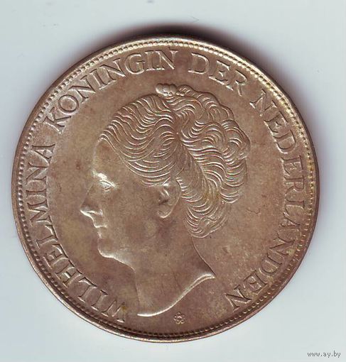 Кюрасау, 2 1/2 гульдена 1944 года - состояние !