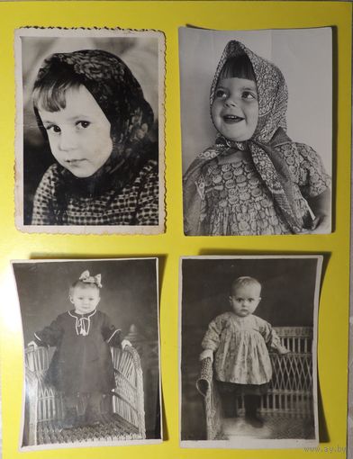 Фото "Аленушка", 1940-1950-е гг., 4 шт.
