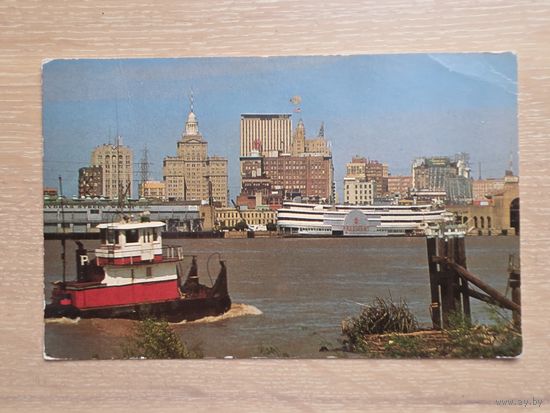 Новый Орлеан США 1966 год. Подписанная.