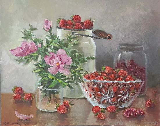 Шиповник и клубника