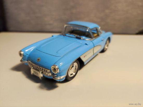 Chevrolet Corvette 1:34 Kinsmart машинка металлическая модель автомобиля коллекционная корвет шевроле