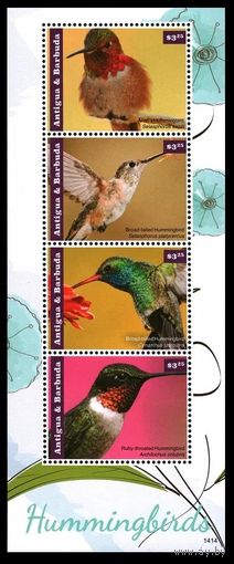 2015 Антигуа и Барбуда 5193-5196KL Птицы 12,00 евро