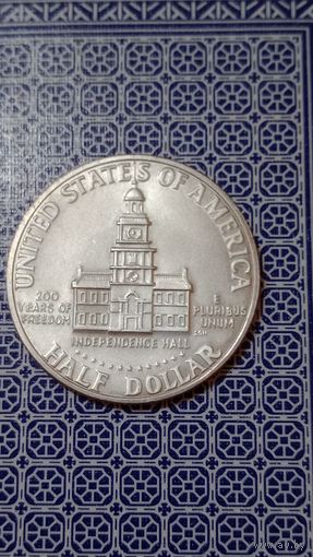 США 1/2 доллара 1976 серебро