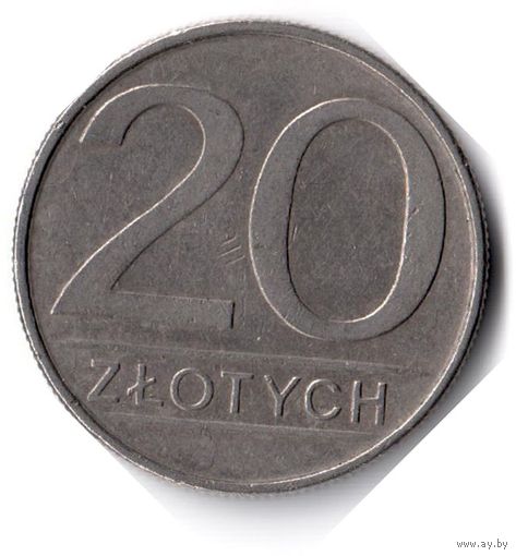 Польша. 20 злотых. 1984 г.
