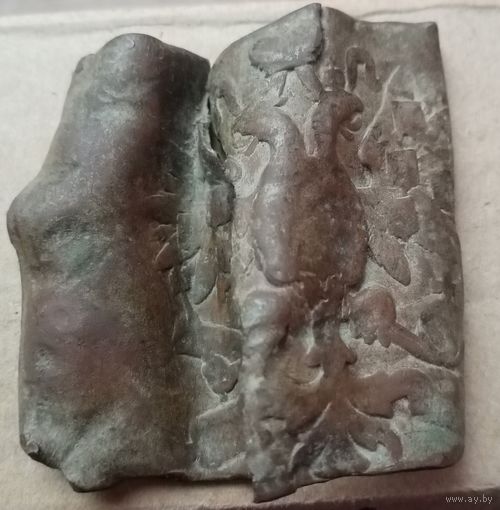 Пряга на реставрацию с большим орлом на пушках