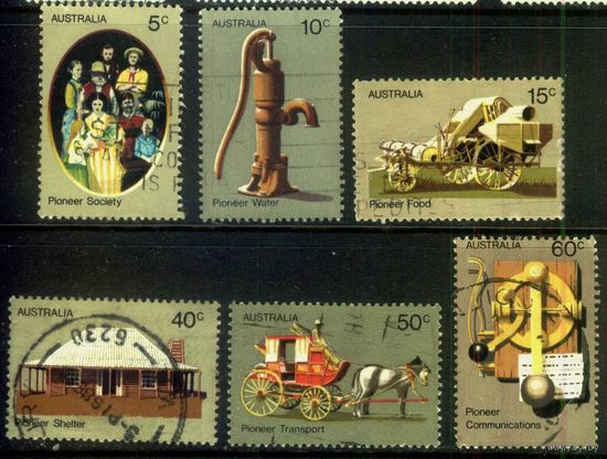 Австралия - 1972 [Mi. 504-509] Гашеная неполная (AU12)
