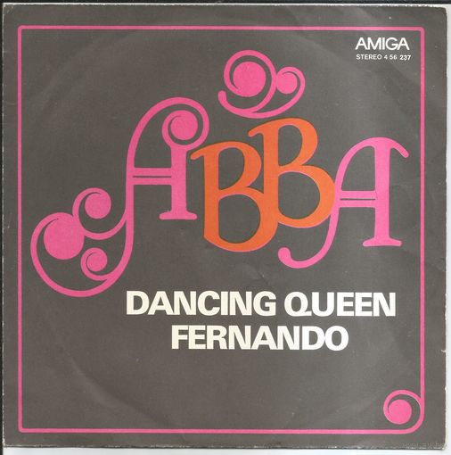 ABBA - Dancing Queen / Fernando (винил сингл 1976 ГДР)