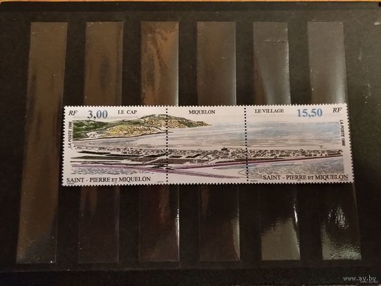 1996 французская колония Сен-Пьер и Микелон остров архитектура сцепка полная серия чистая без клея без дыр (3-4)