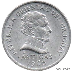 Восточная Республика Уругвай. 20 сентесимо 1965. Хосе Хервасио Артигас