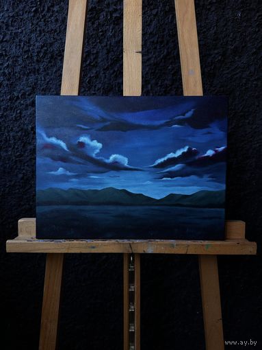 Картина маслом, пейзаж