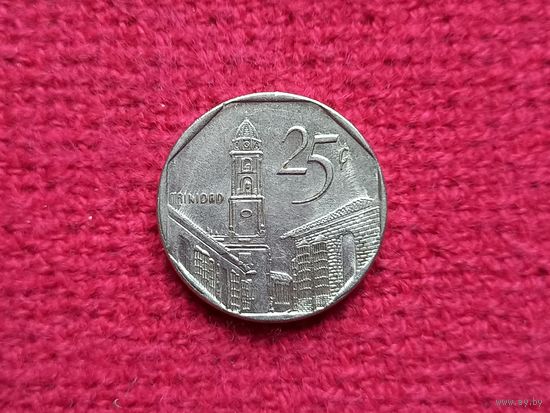 Куба 25 сентаво 2000 г. Ал-4