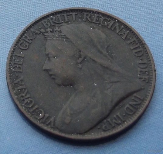 Британия. 1 фартинг 1900