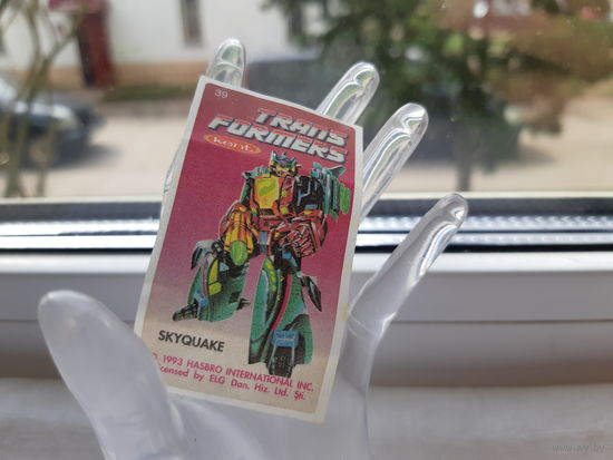 Наклейка #39 TRANSFORMERS SKYQUAKE
