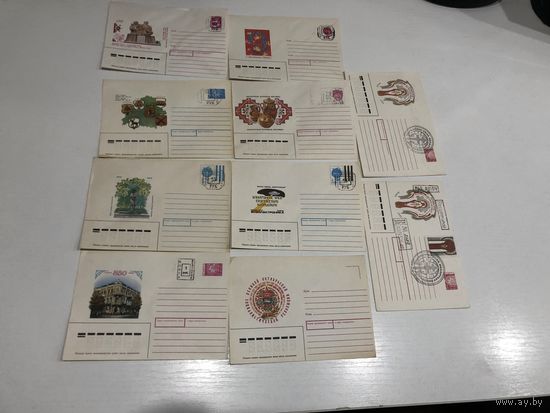 Конверты СССР 1989-1993