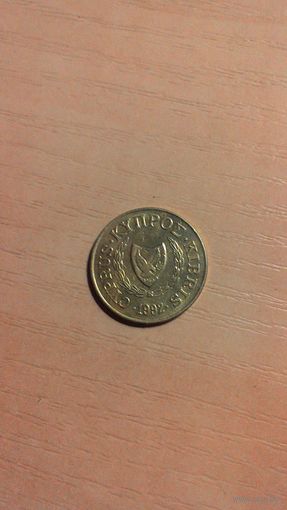 Кипр, 2 цента 1992.