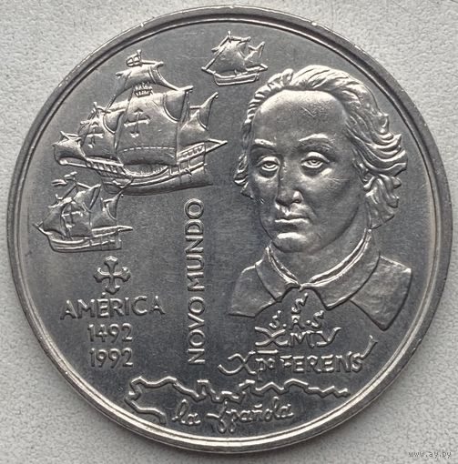 Португалия 200 эскудо 1992 г. Новый мир. Америка