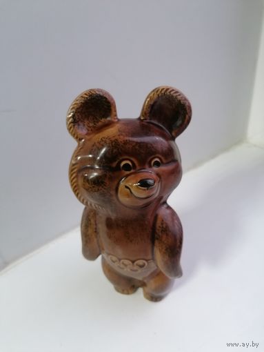 Статуэтка Олимпийский мишка, Зик Конаково, торги с Рубля