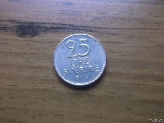 Швеция 25 эре 1964
