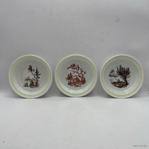 Тарелочки-розетки Rosenthal, 3 шт. Германия. Арт 3382