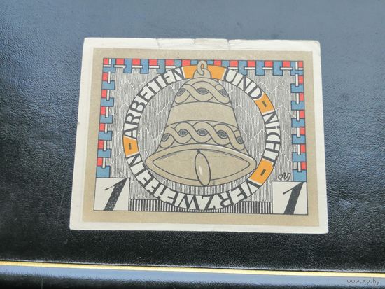Германия нотгельд 1 марка пф (пфенингов)  1920 Augustenburg