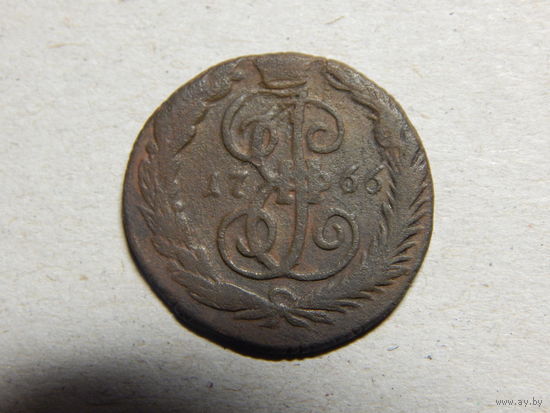 Россия Деньга 1766г