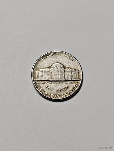 Монета 5 центов США 1971 г.