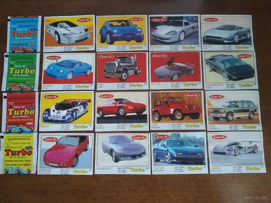 Вкладыши Турбо TURBO 5 серия 261-330 Полная коллекция 70шт в люксе!