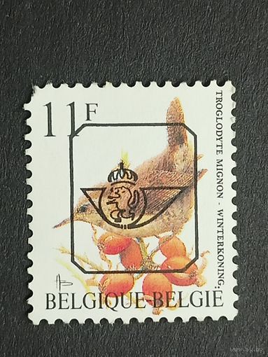 Бельгия 1992. Птицы. Надпечатка