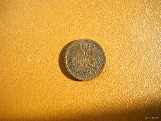 Австрия 2 геллера 1908г.