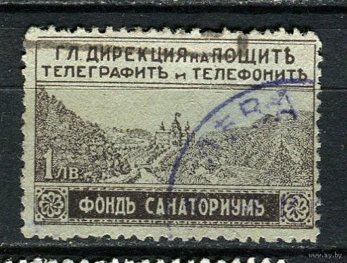 Болгария - 1925 - Почтово-налоговая марка для санатория  - [Mi.1z] - 1 марка. Гашеная.  (Лот 5EQ)-T7P7