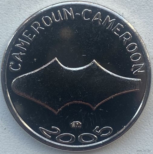 Камерун 1500 франков (1 африка) 2005 г. Первобытные деньги мамбила