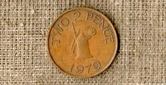 Гернси 2 пенса 1979 /мельница//(ON)