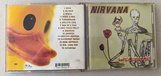 Nirvana – Incesticide (USA аудио CD 1992) ПЕРВОЕ ИЗДАНИЕ