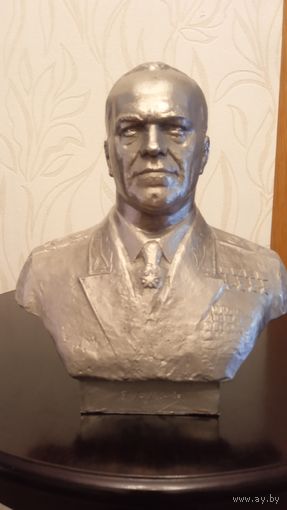 Статуэтка бюст маршала СССР Жукова Г.К силумин