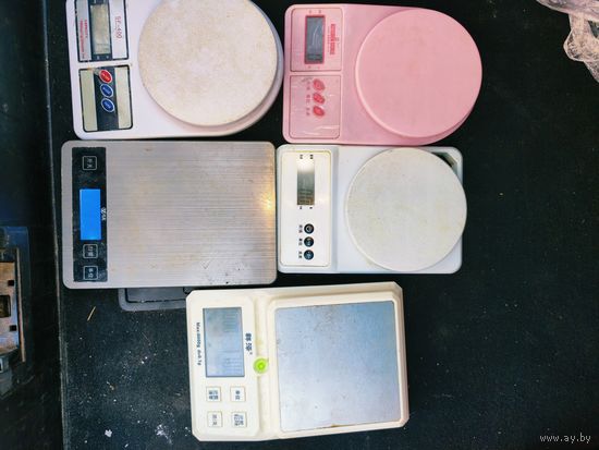 Кухонные электронные весы с подзарядкой или на батарейках С 1 рубля