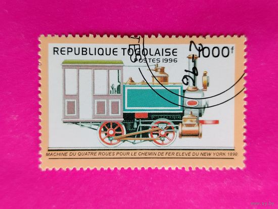 Того. Паровоз ( 1 марка ) 1996 года. 2-17.
