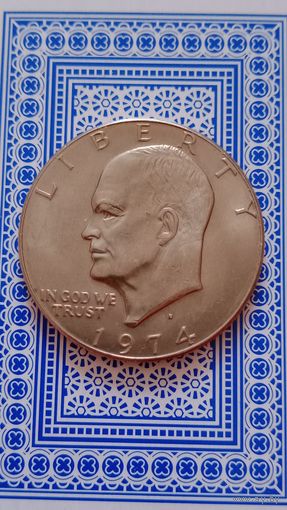 США 1 доллар 1974 D
