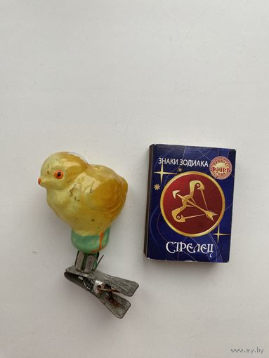 Елочная игрушка. Цыпленок.